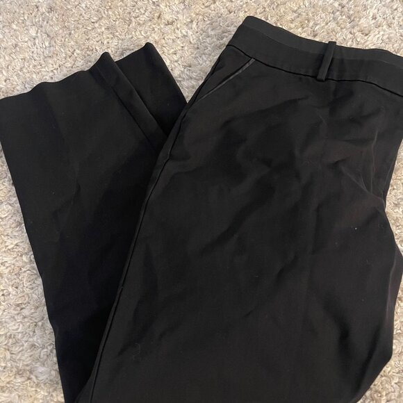 Ann Taylor Black Straight Leg Dress Pants Size 14 - Picture 6 of 6